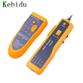 

kebidumei Newest RJ11 RJ45 Cat5 Cat6 Telephone Wire Tracker Tracer Toner Ethernet LAN Network Cable Tester Detector Line Finder