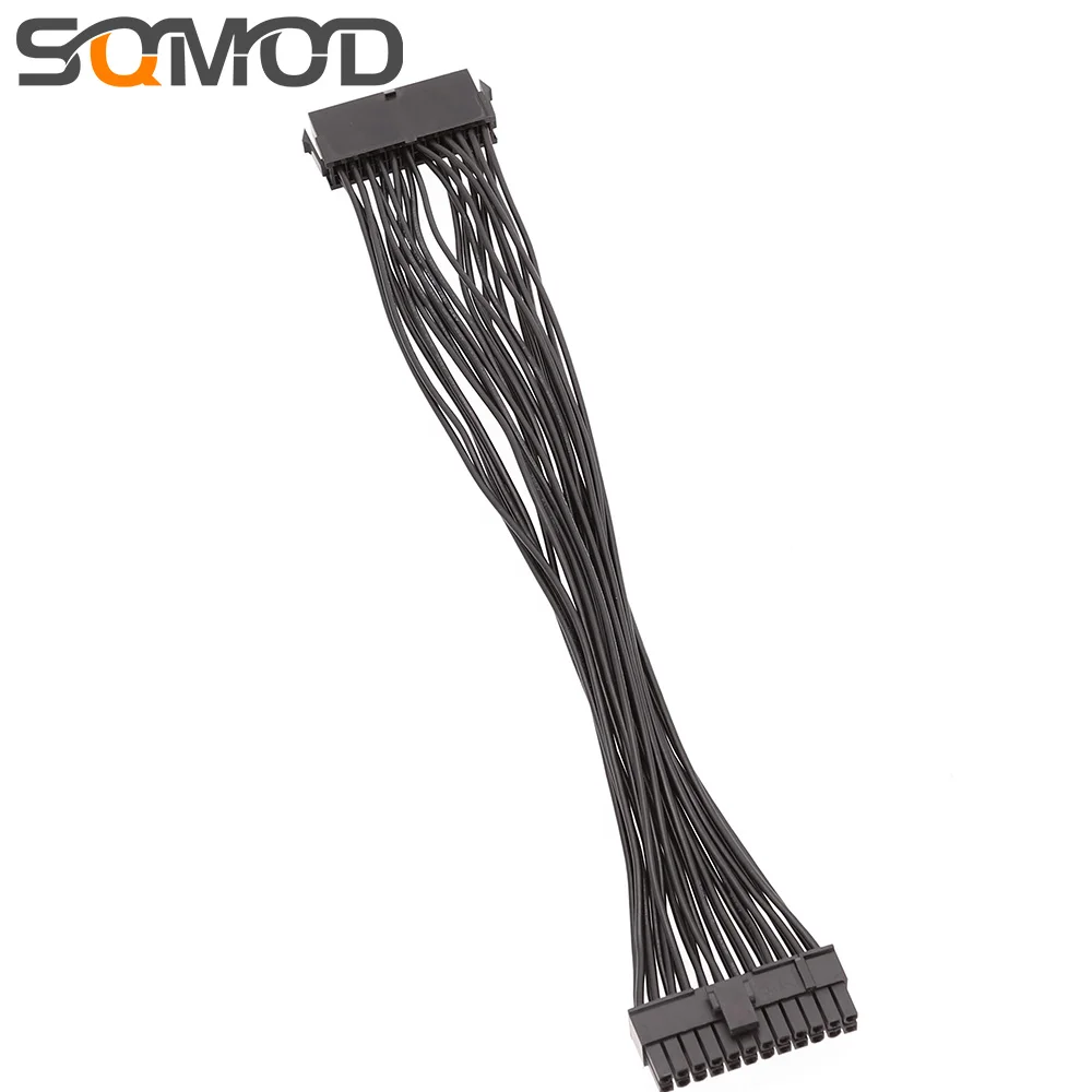 24 pin PSU power extension cable power supply 30 cm 24 pin power male to female ATX mining computer adapter