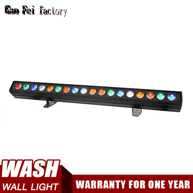 워시 라이트 18x15w Rgbwa 5 인 1 Led 바 라이트 Dj, Dmx 512 컨트롤 Led 램프 디스코 월 워시 이벤트 웨딩 쇼