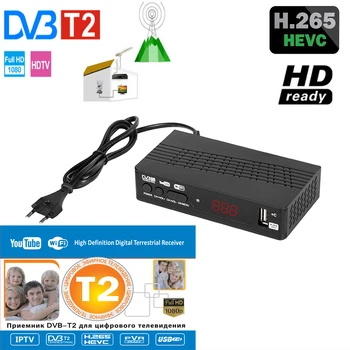

DVB-T2 H.265 HDMI Satellite Tv Receiver Tuner Dvb T2 Wifi Usb2.0 Full-HD 1080P Dvb-t2 C Tuner TV Box Dvb t2 265 signal