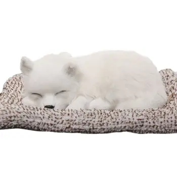 

Puppy Dog Pet Bed Cocker Lovely Simulation Animal Doll Plush Sleeping Dogs with Sound Perfect Birthday Gift Doll Decorations To