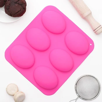 

Baking dish "Oval" 25 × 22 cm, 6 holes (8 × 5.9 cm), pink