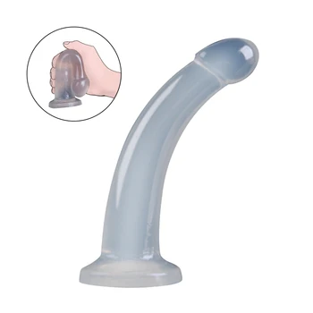 Erotic Jelly Dildo Realistic Cock Toys Soft Strapon Artificial Penis Suction Cup Large Dildo Bullet Vibrator Sex Toys for Women 5