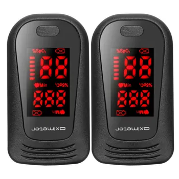 

2PCS Medical Pulse Oximeter Blood Pressure Oximeter Finger Clip Oximetry SpO2 Heart Rate Fingertip Pulse Monitor without Battery
