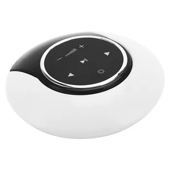 

HIPERDEL mini Bluetooth Speaker Wireless Portable LED night light 3 colors speakers Touch Control support handsfree call F808