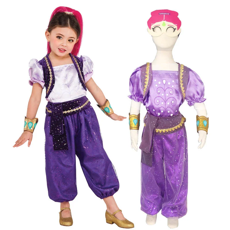 Costume for Shine Girls Halloween Costumes Kids Birthday Party Favor | Тематическая одежда и униформа