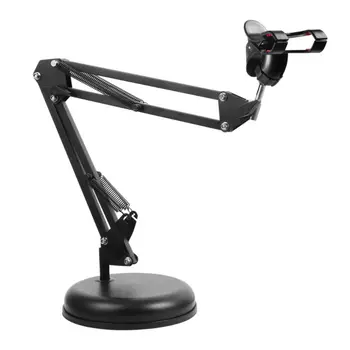 

Foldable Phone Holder Desktop Bracket Tripod Tablet Stand for Live Video Record