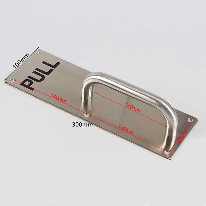 304 stainless steel wire drawn sliding door handle handle furniture kitchen cabinet door hardware