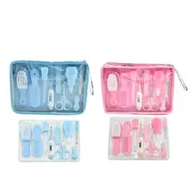 9 шт., все в одном наборе, Детские аспираторы для кормления, щетка, расческа, ножницы с закругленными концами, инструменты, различные спецификации, широкий спектр применения