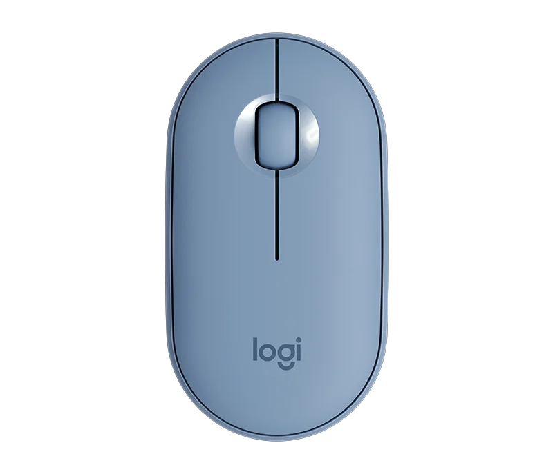 Pebble Mouse Blue Беспроводная клавиатура с Bluetooth для нескольких устройств logitech K380 черный/синий/розовый/белый/красный Windows MacOS Android IOS хромированная ОС - Цвет: Pebble Mouse Blue