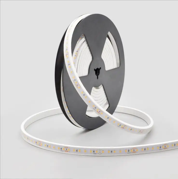 [Seven Neon] DC24V 24W IP67 трубка Водонепроницаемая 120led/M Белый/теплый белый сильный яркий светодиод SMD 5050 Гибкая светодиодная smd лента