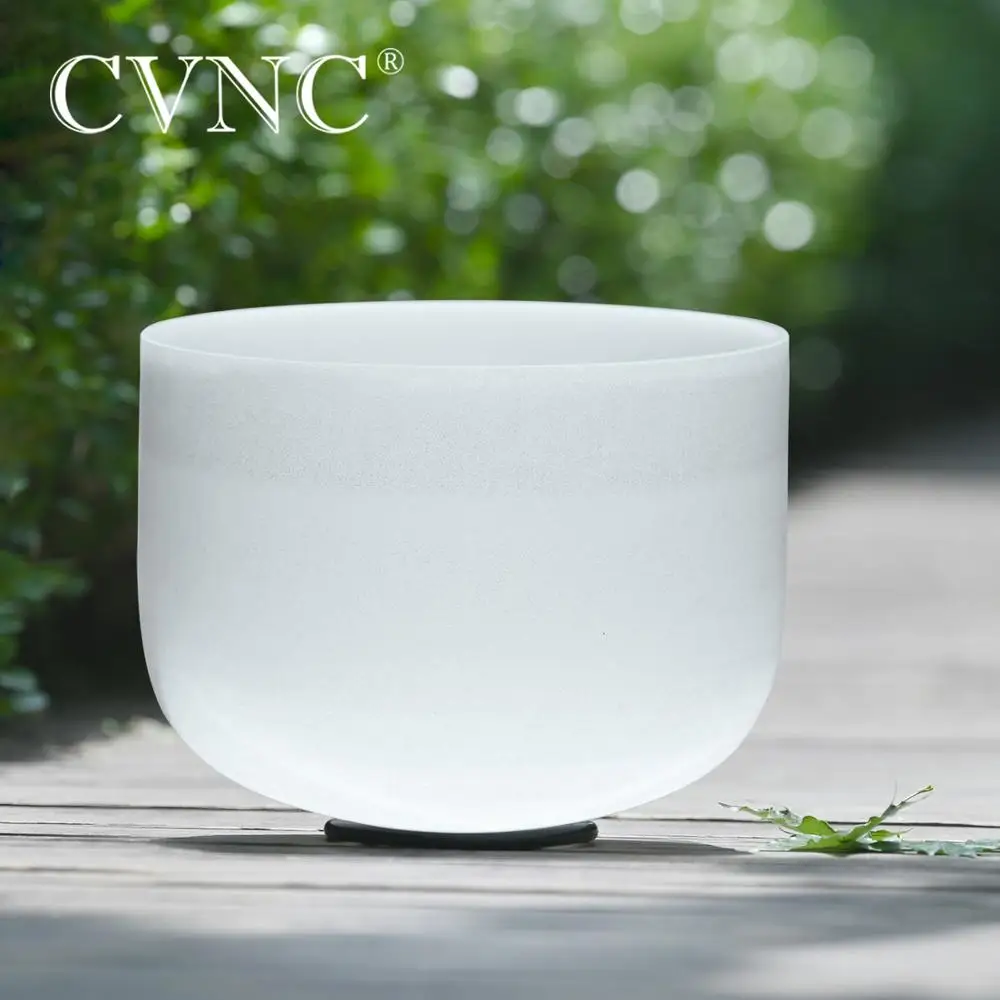 CVNC 12 дюймовый Note C/D/E/F/G/A/B чакры Матовый Кварцевый Поющий чаша для медитации
