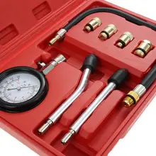 Kit de diagnóstico e reparo para autos, equipamento para teste de pressão, cilindro, motor a gasolina e diesel