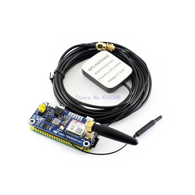 A5-- Low Power SIM868 GSM GPRS GNSS For bluetooth 3.0 HAT Raspberry Pi 2B/3B/Zero/Zero W Support SMS Phone Call CP2102 UART Debu
