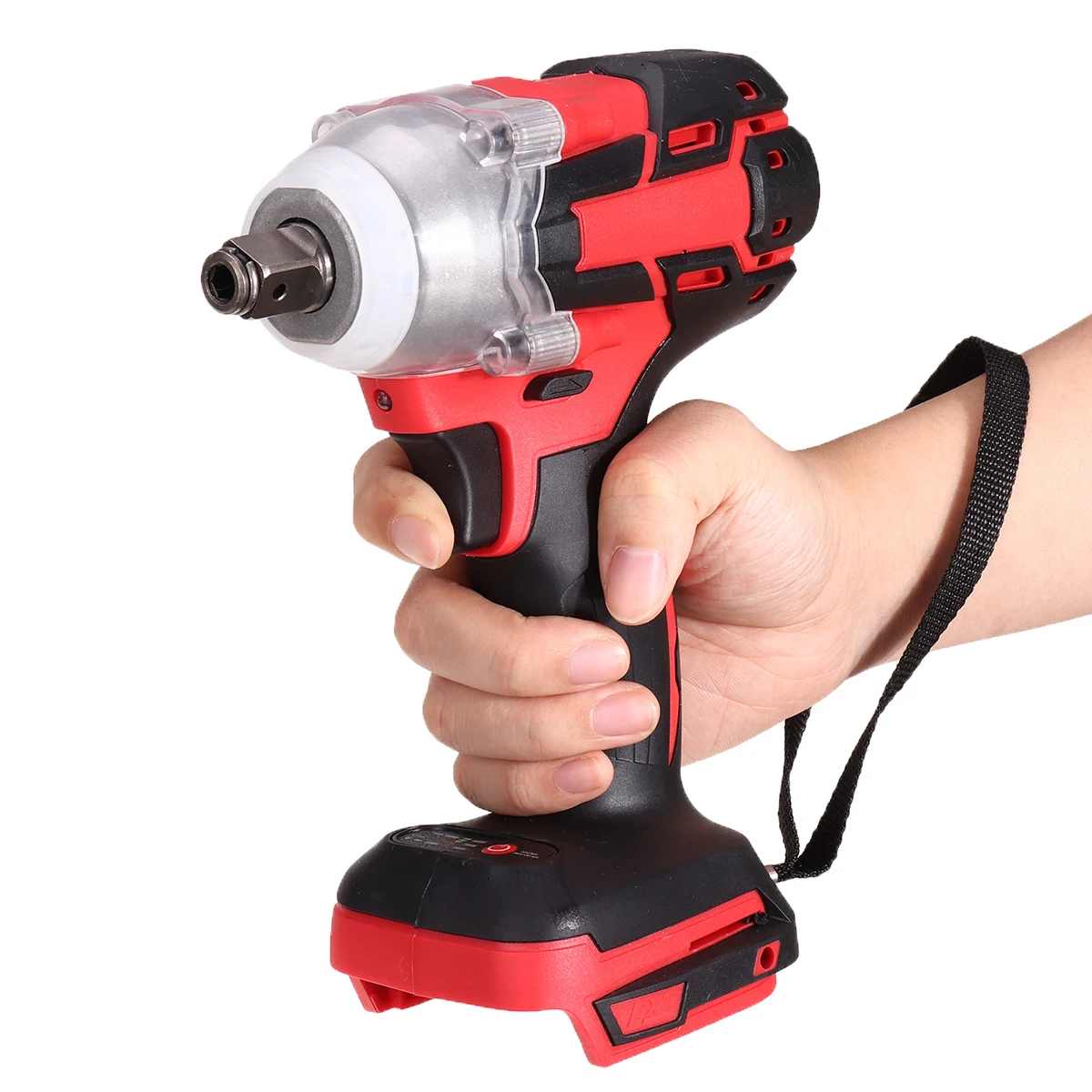 

18V Electric Brushless Impact Wrench Rechargeable 588Nm 1/2 Socket Wrench Power Tool Cordless for Makita Battery Accessories