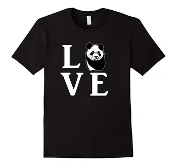 

Love Pandas Shirt: Cute Panda Rescue Save Animal T-Shirt Summer New Print Man Cotton Fashion Retro Top Tee Fashion