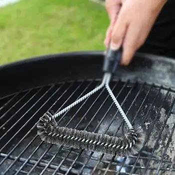 

Kitchen Accessories BBQ Grill Barbecue Kit Cleaning Accessories Stainless Gadgets Barbecue Brushes Tools Brush Cooking Stee A0W4