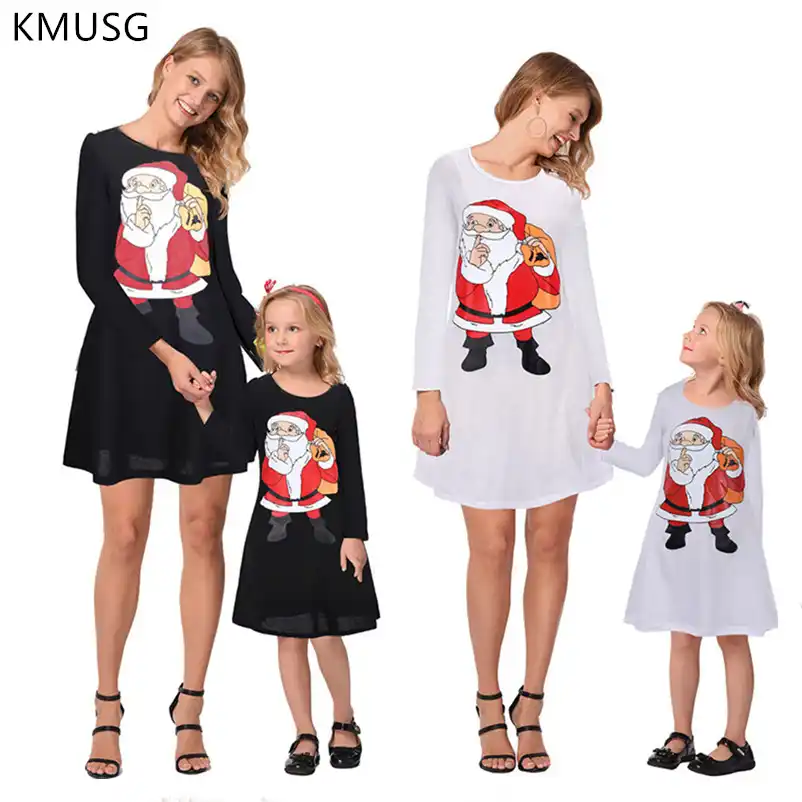 mum and baby christmas dress