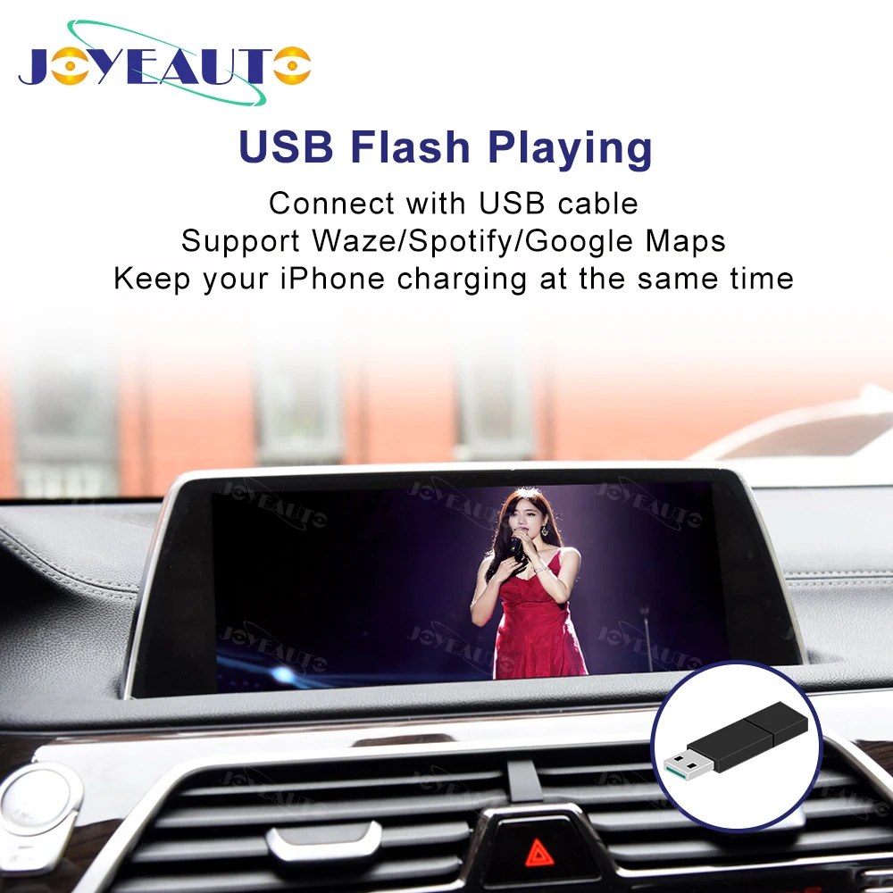JoyeAuto беспроводной Apple Carplay для BMW EVO f10 f20 f30 Mini Cooper F56 F55 R56 2017 2018 Car Play Android Auto Smart Link