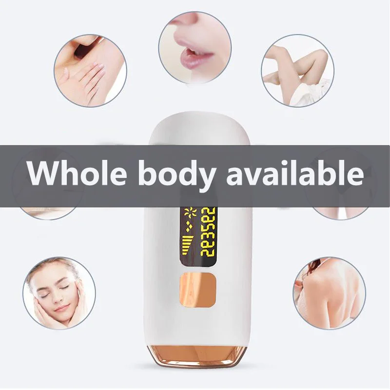 

Female Epilator Facial Epilator Perfect flawless hair removal machine Private parts IPL laser epilator safe fast hair removal3