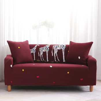 

Classic Super Soft Stretch All-Inclusive Sofa Cover Not Easily Deformed 1/2/3/4 Seater For Living Room Sofa Available In All Sea