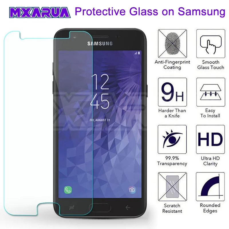 

9H 0.18mm Tempered Glass on For Samsung Galaxy J3 J5 J7 A3 A5 A7 2015 2016 2017 A6 A8 A9 2018 Screen Protector Protective Film