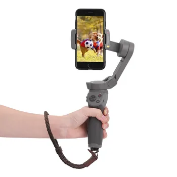 

for DJI Osmo Mobile 3 Accessories PU Leather Wrist Strap Hand Grip Sling for DJI Osmo Mobile 3 Handheld Gimbal Lanyard with Base