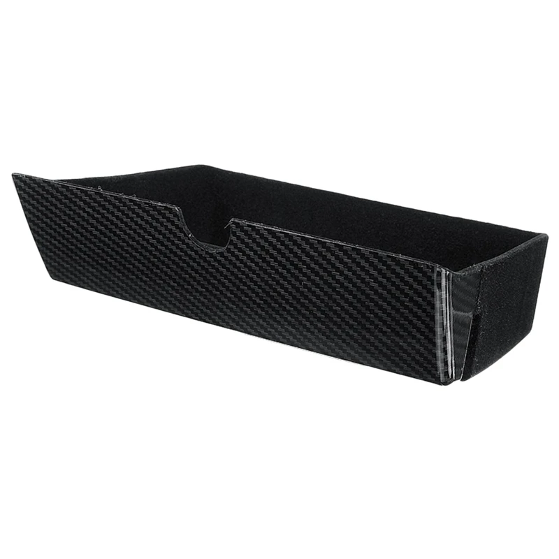 New Carbon Style Center Console Storage Box Drawer Tray for Tesla Model X/S 2012