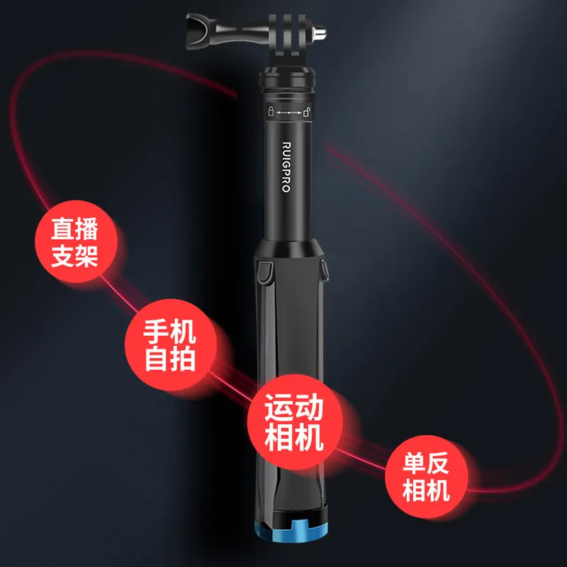 Экшн-камера Дайвинг Выдвижной алюминиевый Go Pro селфи палка монопод для GoPro HERO 7 6/5 4,3+ SJCAM Xiaomi Yi 4k