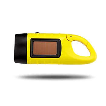 

Professional LED Flashlight Hand Crank Dynamo Solar Power Tent Light For Outdoor Camping Mountaineering