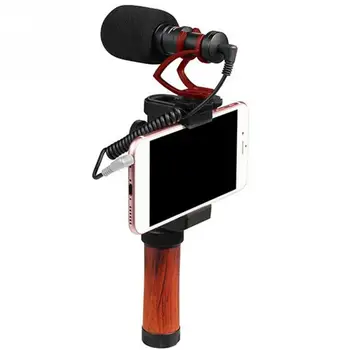 

CVM-VM10IIB Universal Shock Absorb Sports Camera Accessories Mobile Phone Portable Metal Microphone Windproof Video Recording