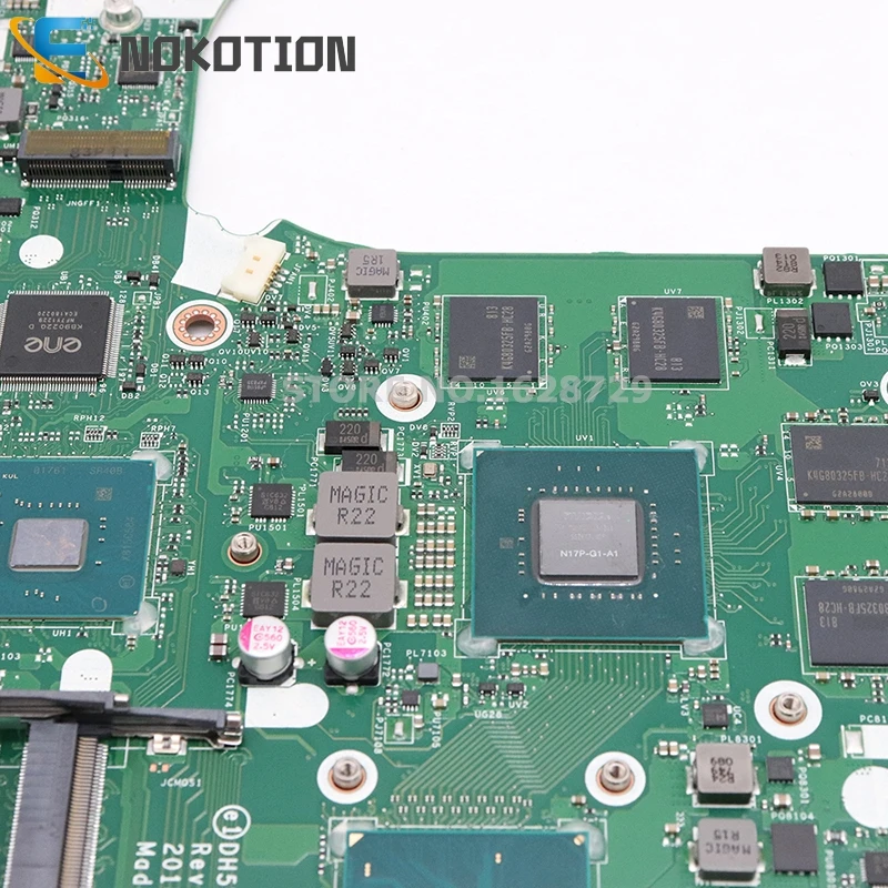 wonderful  NOKOTION Laptop Motherboard for Acer AN515-52 AN515 DH5VF LA-F952P MAIN BOARD GTX 1050 GPU SR3YY I7