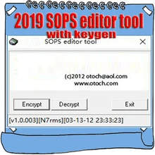 SOPS Editor инструмент с Keygen файл шифрования декодер VCI 3 VCI3 SDP3 Диагностика программирования