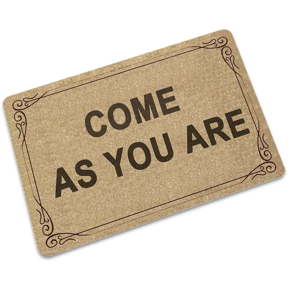 Вы снова Коврик для двери входной коврик забавный привет там внутри наружный