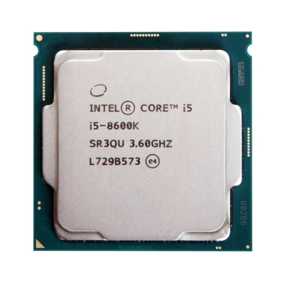 cpu core Intel Core i5 8600K 3.6GHz Six-Core Six-Thread CPU Processor 9M 91W LGA 1151 latest processor in laptop