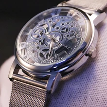 SOXY наручные часы со скелетом мужские часы Reloj Hombre мужские часы роскошные часы с выемкой Saati Relogio Masculino Relogio Saati часы