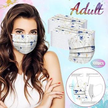 

Adult Mask Disposable Face Mask Industrial 3Ply Ear Loop Mask Industrial 3-Layer Face Masks Disposable Face Mask Breathable