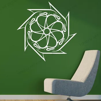 

Self-adhesive Wallpaper Mural Wall Sticker Vinyl Applique Allah Islam Muslim Arabic Calligraphy For Room Bedroom Decor JC40