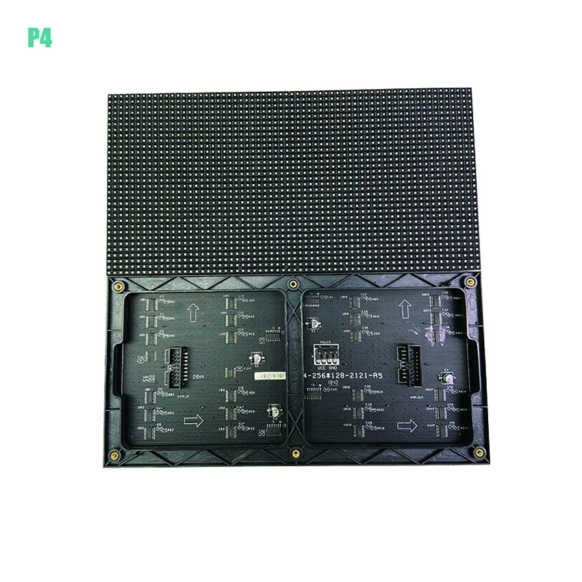 P4 светодиодный модуль для помещений RGB 256x128 мм панель 64x32 пикселей HD полноцветная