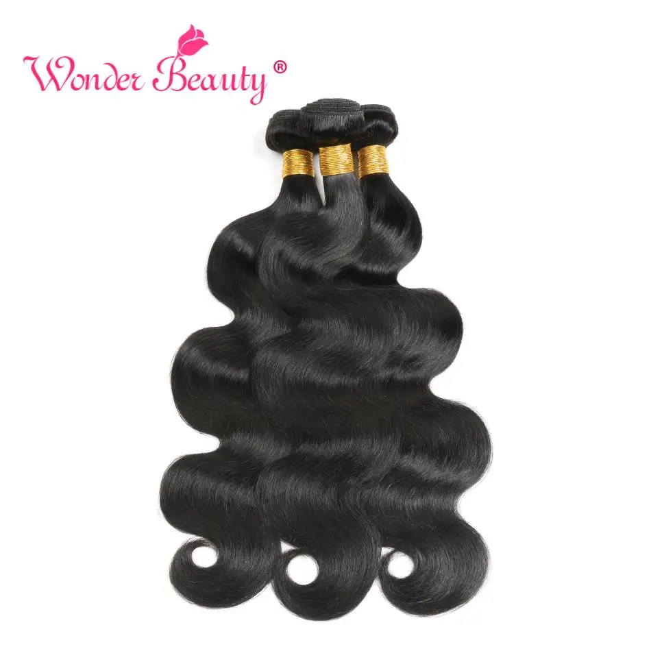 Body Wave Bundles Brazilian Hair Weave Bundles 100% Human Hair Bundles Wonder Beauty Natural black Remy Human Hair Extension Body Wave Bundles Brazilian Hair Weave Bundles 100% Human Hair Bundles Wonder Beauty Natural black Remy Human Hair Extension