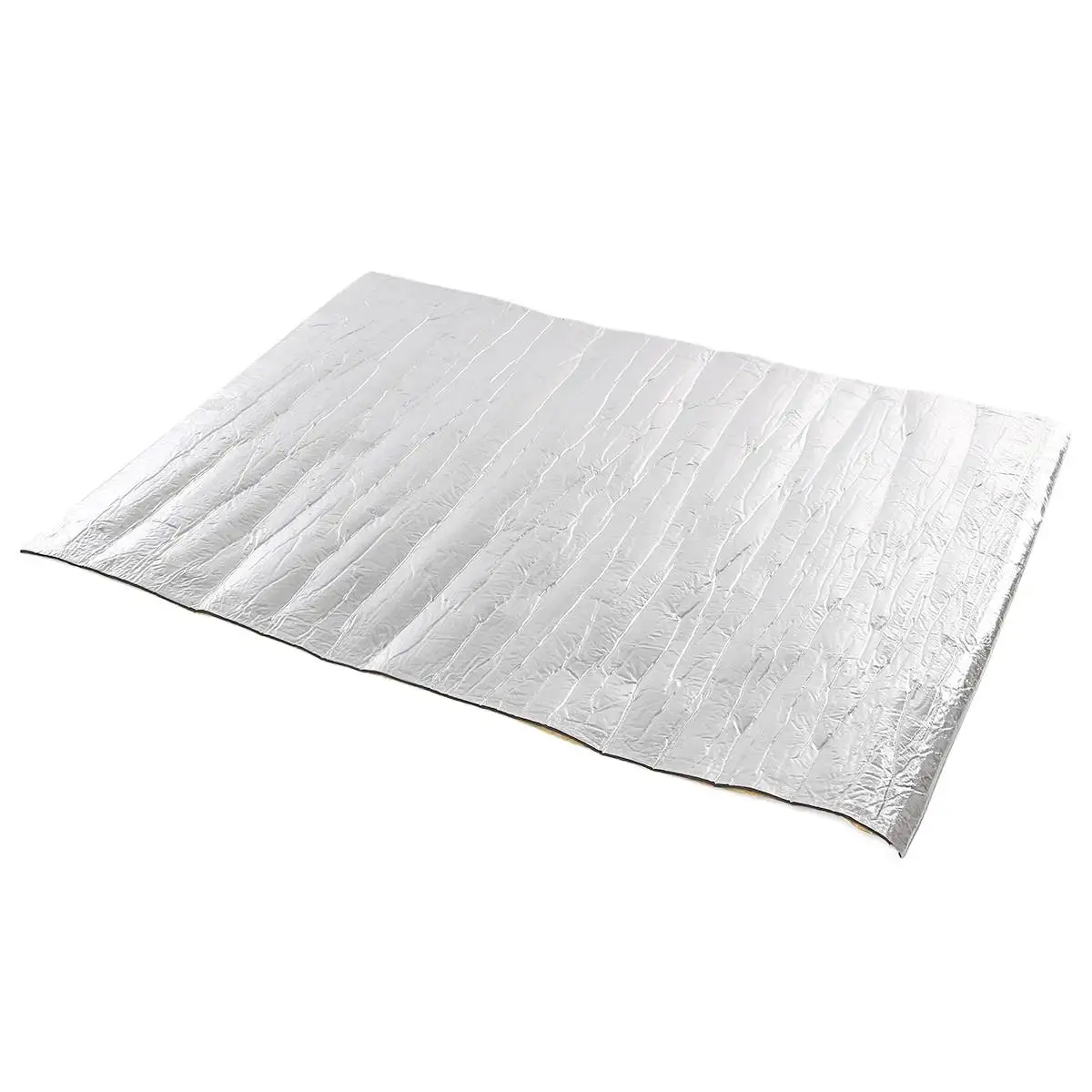 

6mm 100cm x 140cm Car Sound Proofing Deadening Insulation Mat Aluminum Foil Cotton Heat Waterproof Resistant