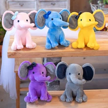 Peluche éléphant rose original pour le coucher, jouets en peluche, Choo Choo Express, poupées Humphrey, pépinière
