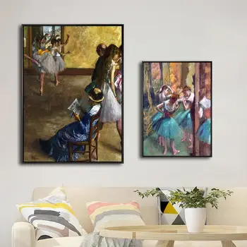 

Home Decor Canvas Painting Prints Pictures French Edgar Degas Ballet Dancer Wall ArtNordic Style Modular Poster For Living Room