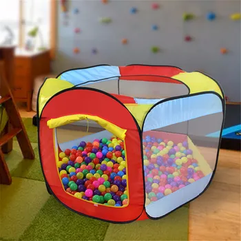 

Play House Indoor Outdoor Easy Folding Ocean Ball Pool Pit Game Tent Play Hut Girls Garden Playhouse Kids Children Toy Tent#50