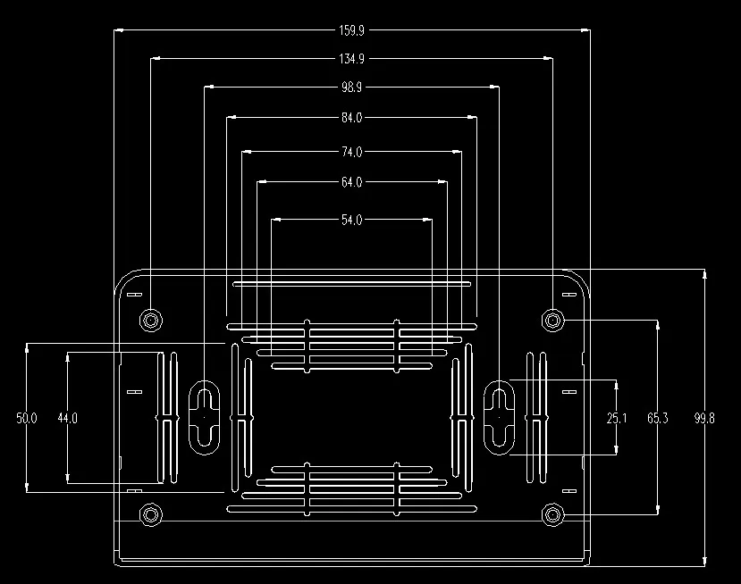 szomk plastic router distribution enclosure box project case for electronics enclosure control housing 1