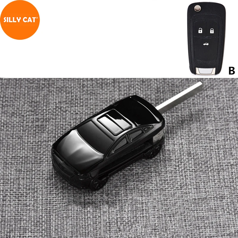 

Car Model Shape Car Key Case Cover Fob Keychain Remote Protector Suit For BUICK REGAL EXCELLE LACROSSE VERANO ENCORE Key Case