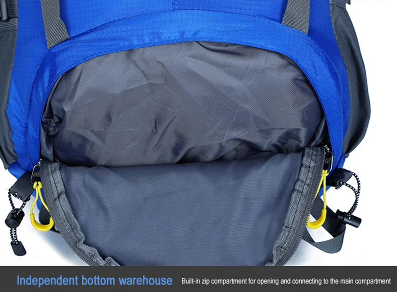 Etto New Style Outdoor Large Capacity Mountaineering Bag Waterproof Nylon Travel Bag Couples Shoulders Leisure Sports Backpack
