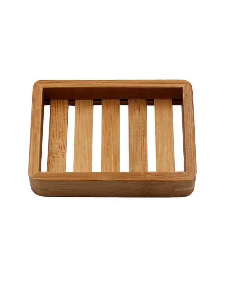 Handmade Wooden Soap Box Travel Portable Lid Soap Box With Drain Layer Draining Holder Soap Dish Soap Holder For Bathroom