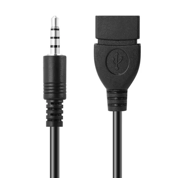 

Car AUX Converter Cable MP17 Player Converter for audi a3 a4 b8 b6 a6 c6 for bmw e46 e90 e60 f10 f20 f30 e39 lada