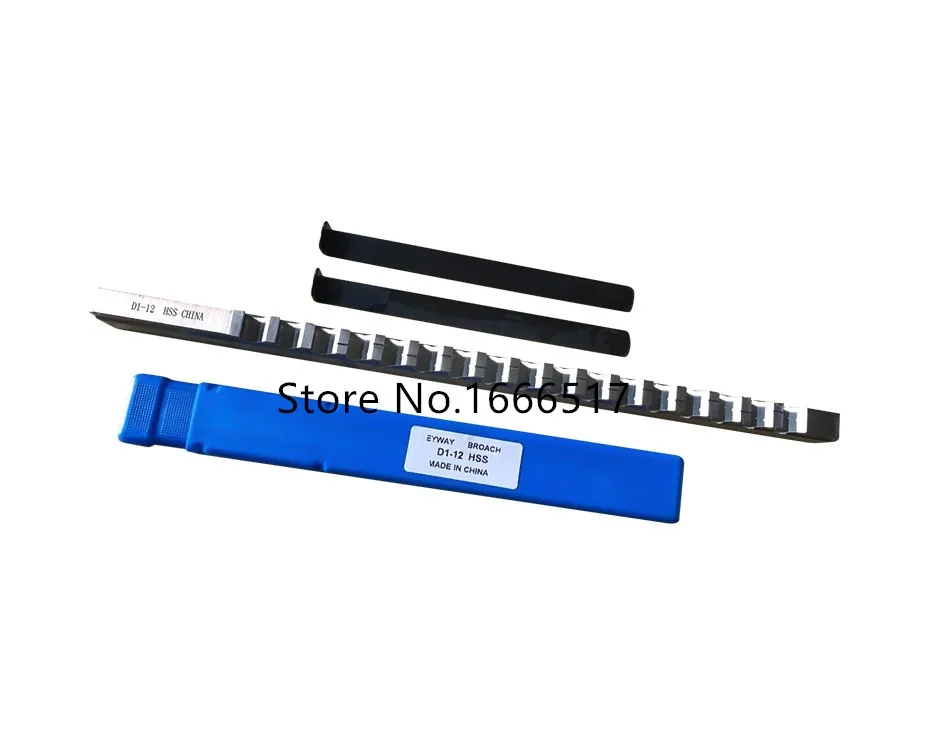 

12mm D Push Type Keyway Broach Cutter & Shim HSS High Speed Steel CNC Cutting Tool knife with Shims ATT